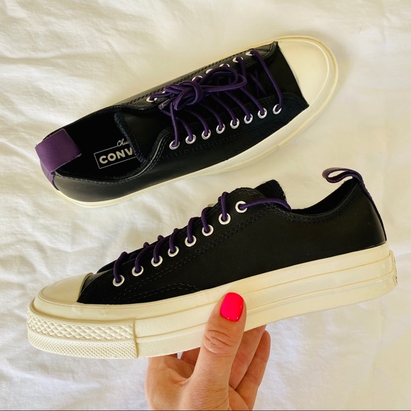 NWT converse chuck 70 ox black leather - Picture 2 of 9